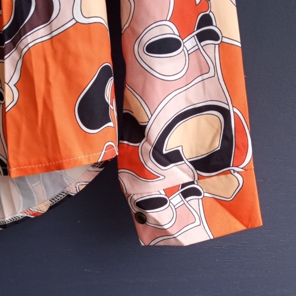 Stylish Abstract Print Women's Top - Picture 3 of 8